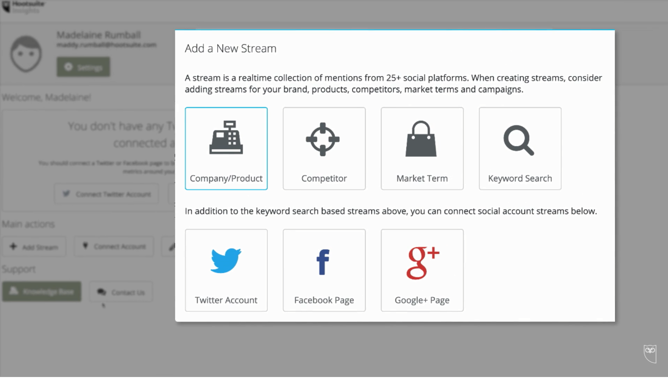 Hootsuite Stream