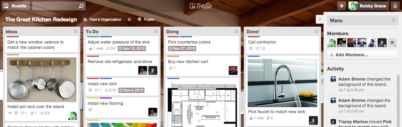 Trello board