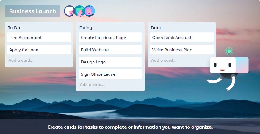 Trello cards