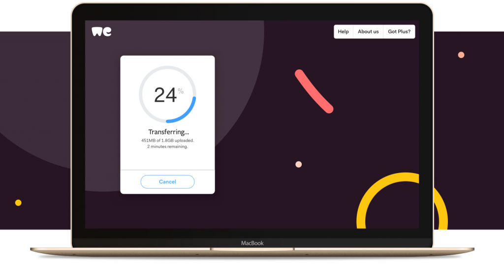 wetransfer features